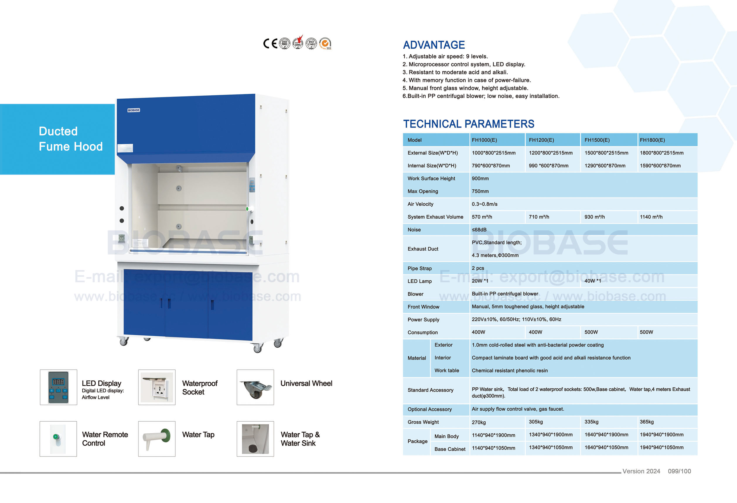 99-100 غطاء الدخان--FH1000(E)