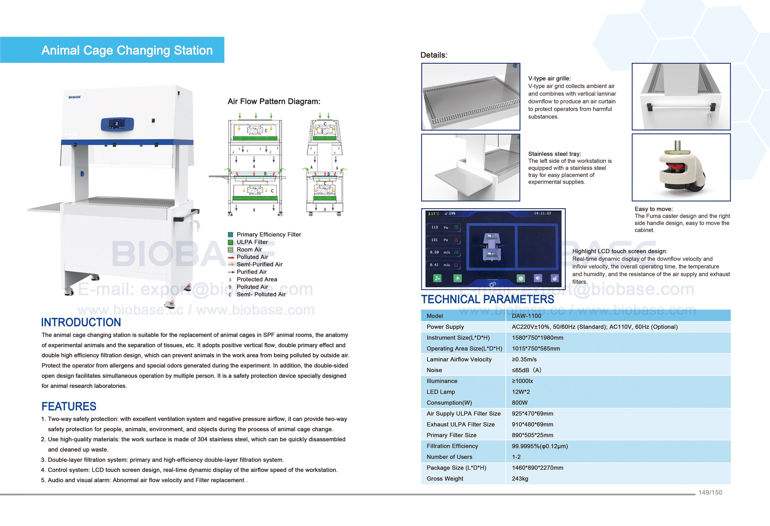 149-150 محطة تغيير قفص الحيوانات
