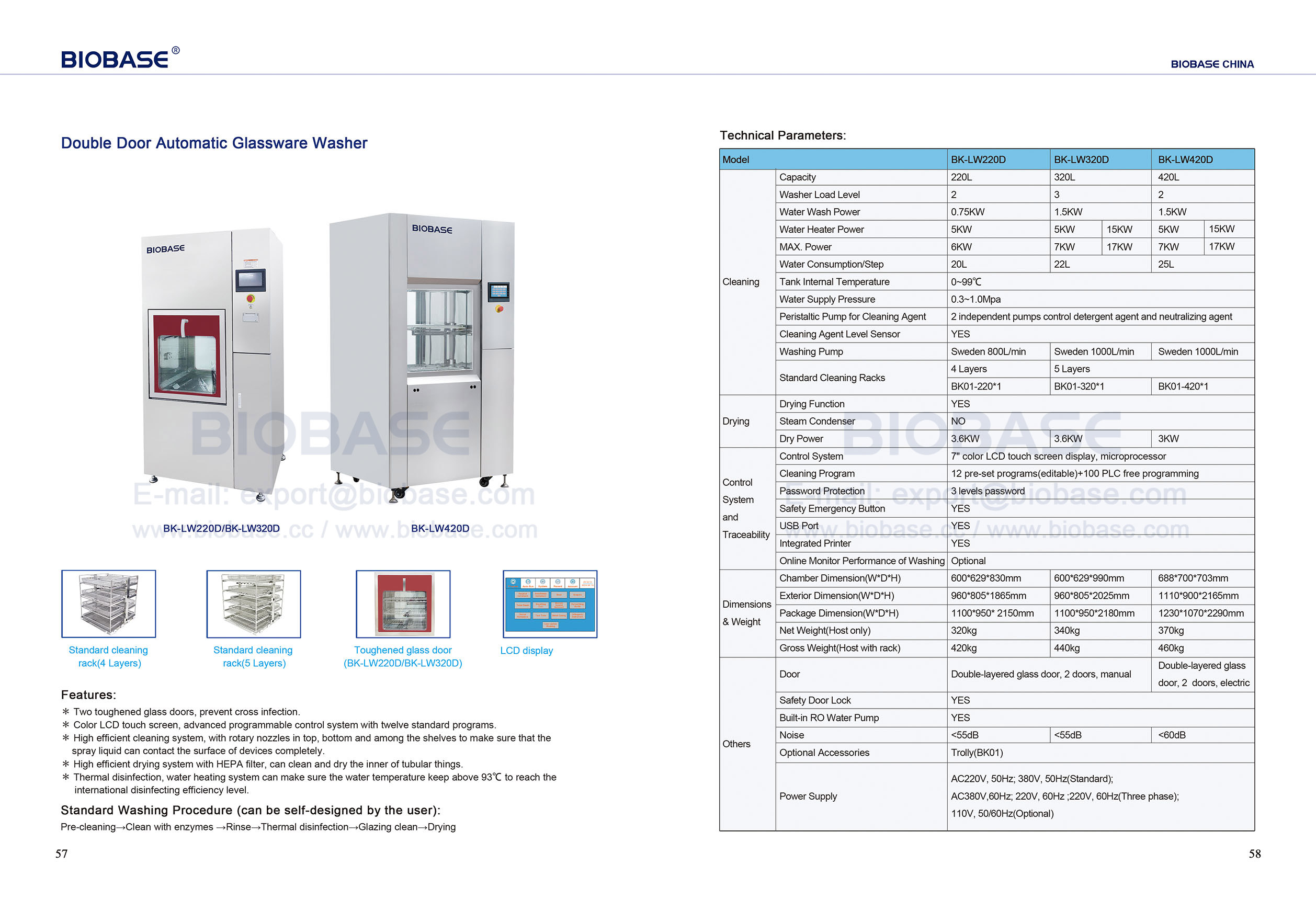 57-58 Double Door Outomatic Washer