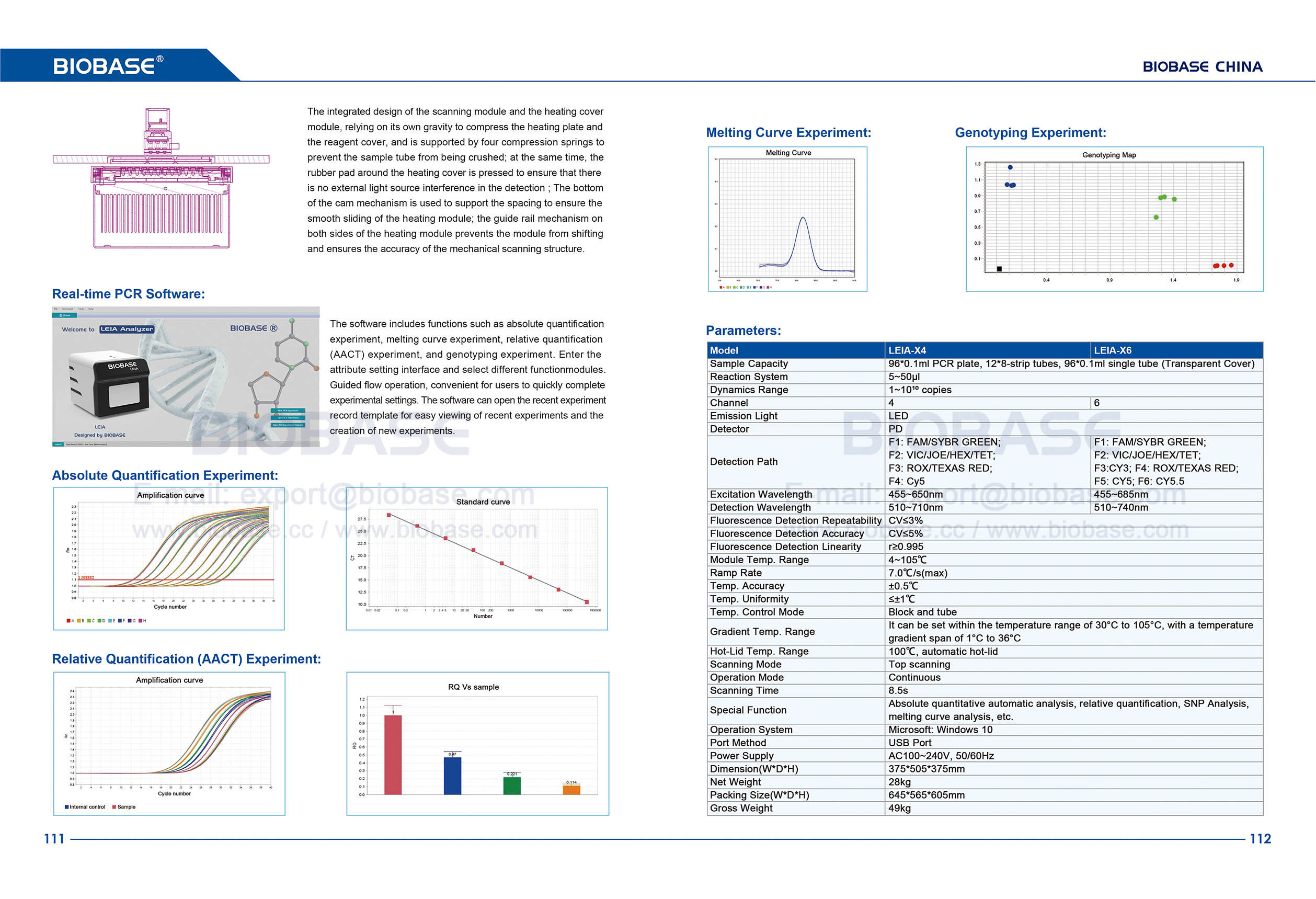 111-112 نظام الكشف الكمي الفلورسنت
