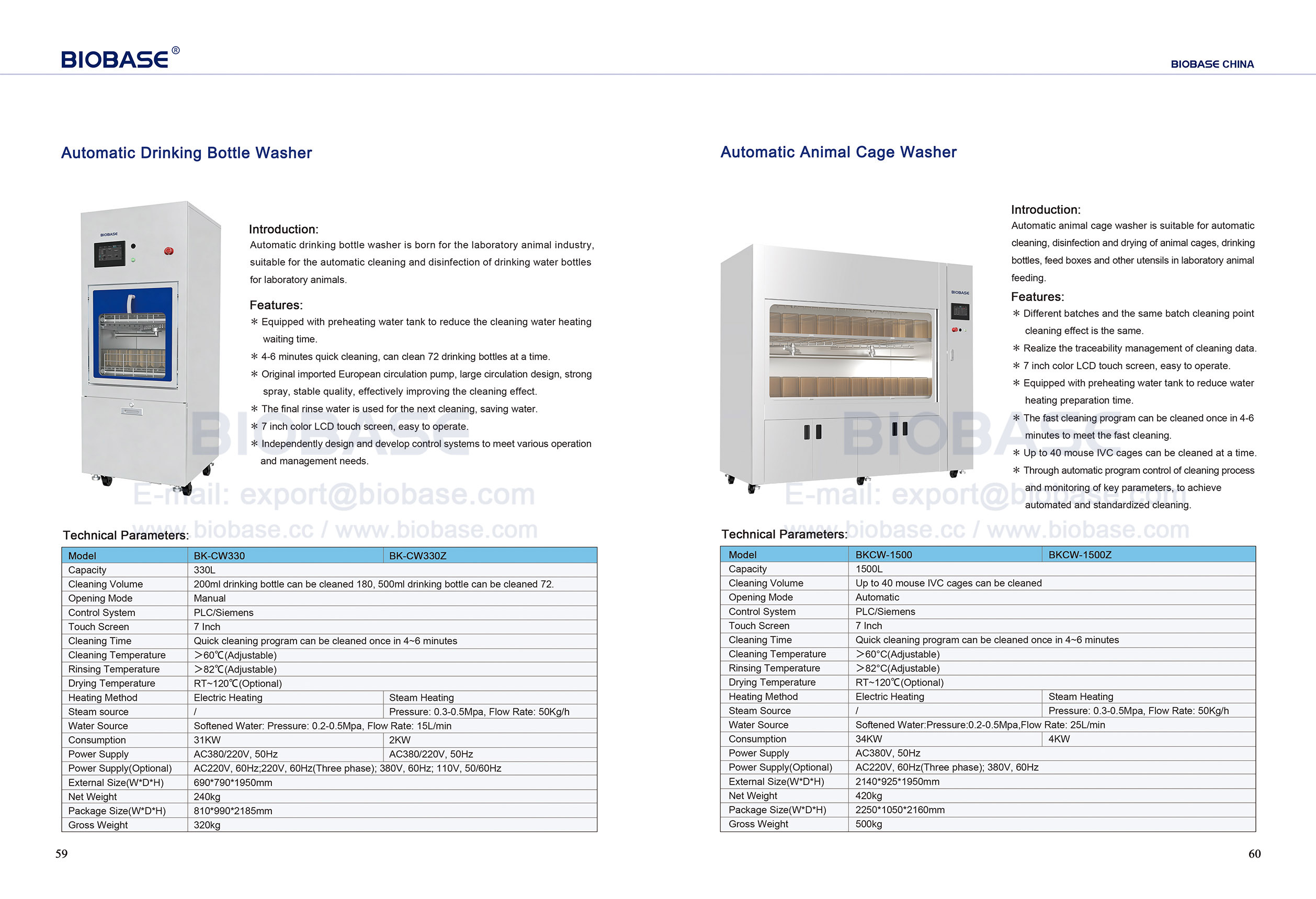 59-60 غسالة زجاجة شرب أوتوماتيكي أوتوماتيكي&nbsp; غسالة قفص الحيوانات التلقائي