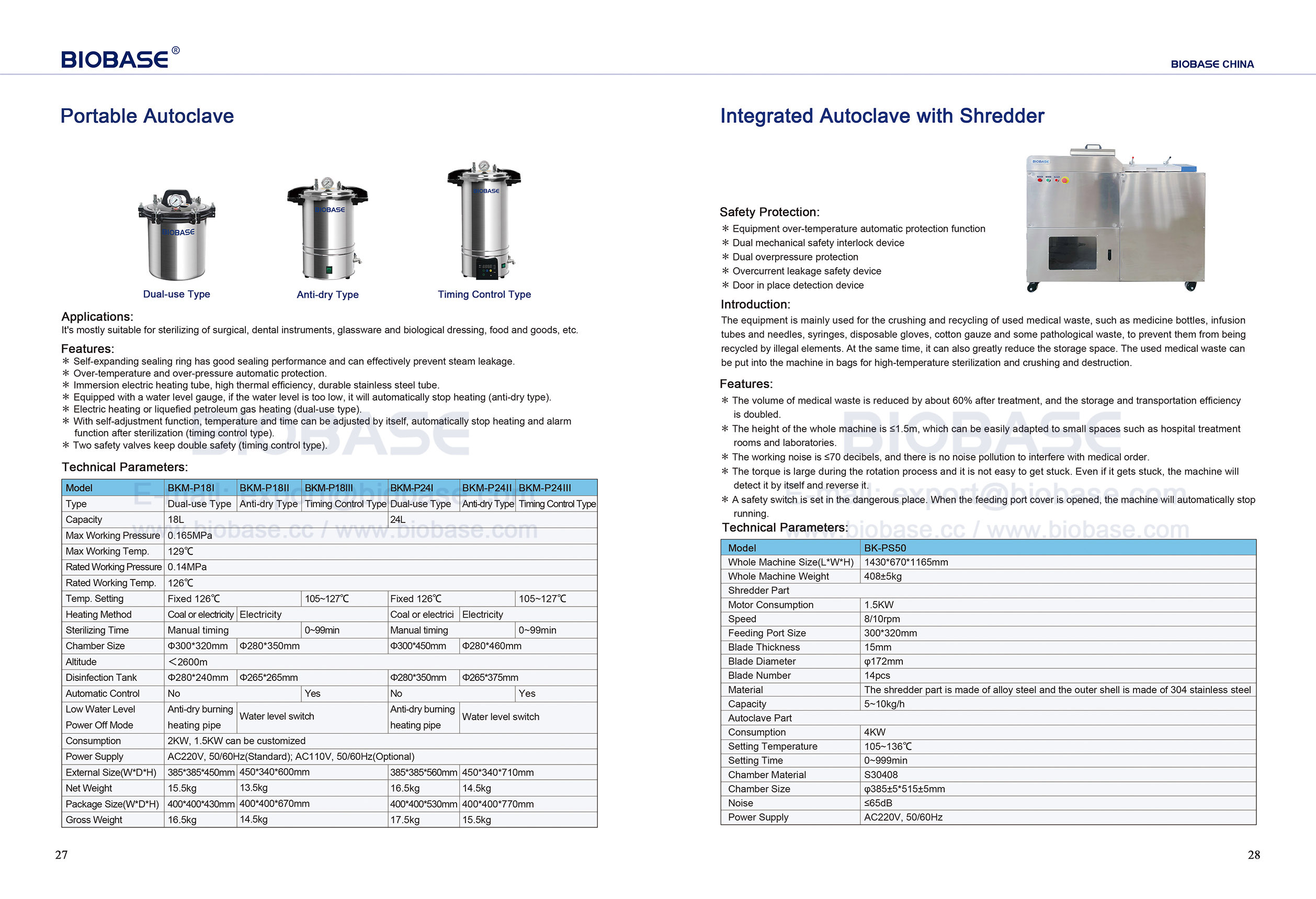 27-28 الأوتوكلاف المحمول والأوتوكلاف المتكامل مع التقطيع