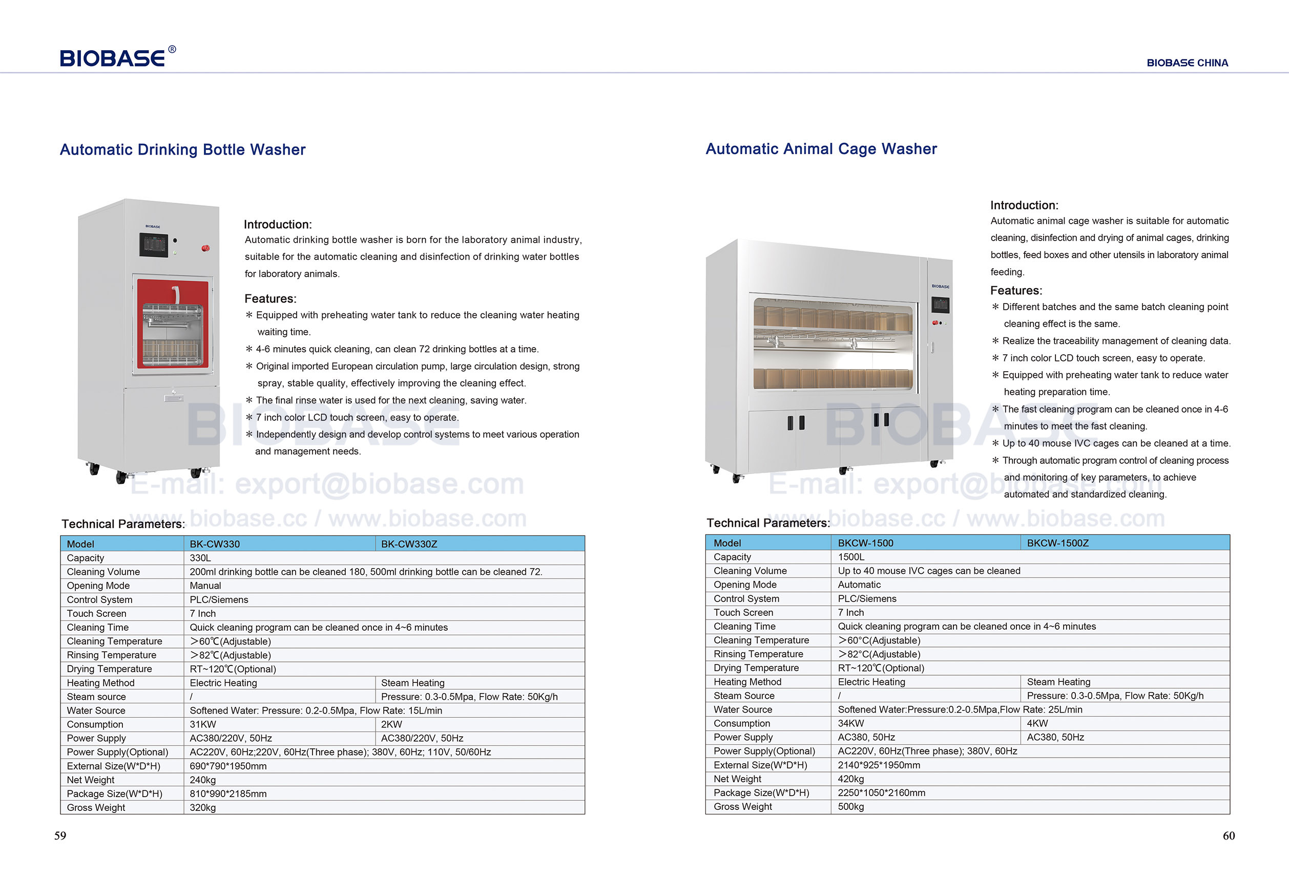 59-60 غسالة زجاجة شرب أوتوماتيكي أوتوماتيكي&nbsp; غسالة قفص الحيوانات التلقائي